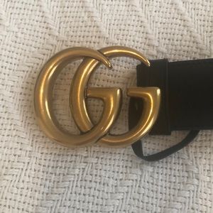 70cm Black Gucci Belt